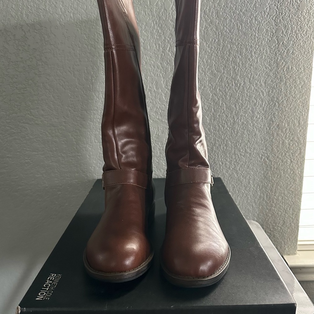 Reaction Kenneth Cole Dark Brown Knee high Boots